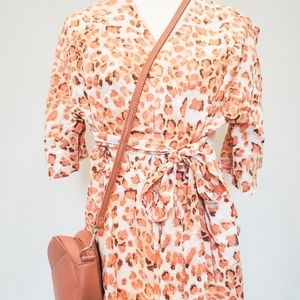 Coral Printed Romper